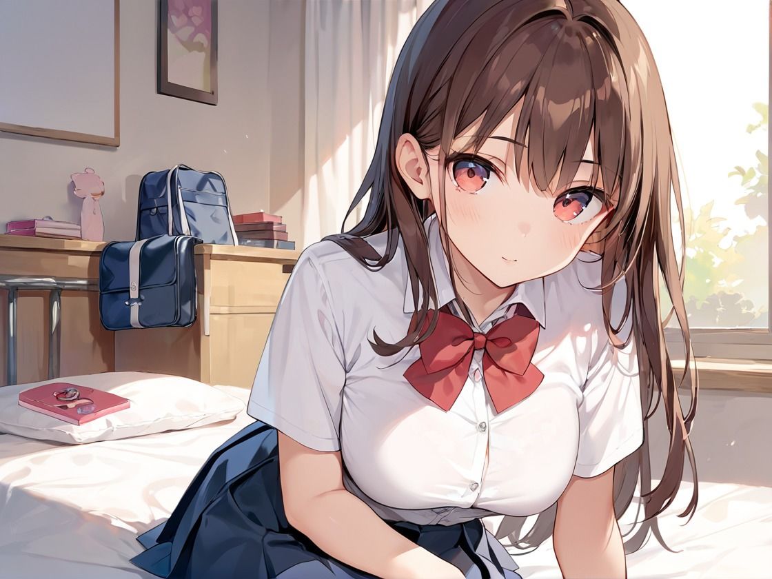 女子◎生 生中出しSEX - サンプル画像 2