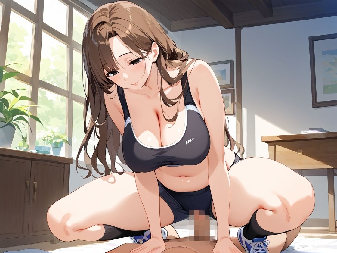 出張パーソナルトレーニング先の爆乳人妻とヤリまくり！ - サンプル画像 3