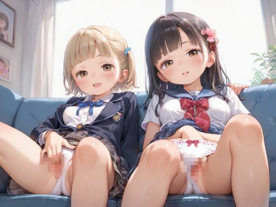 ロリっ子達の癒しの性活 - サンプル画像 1