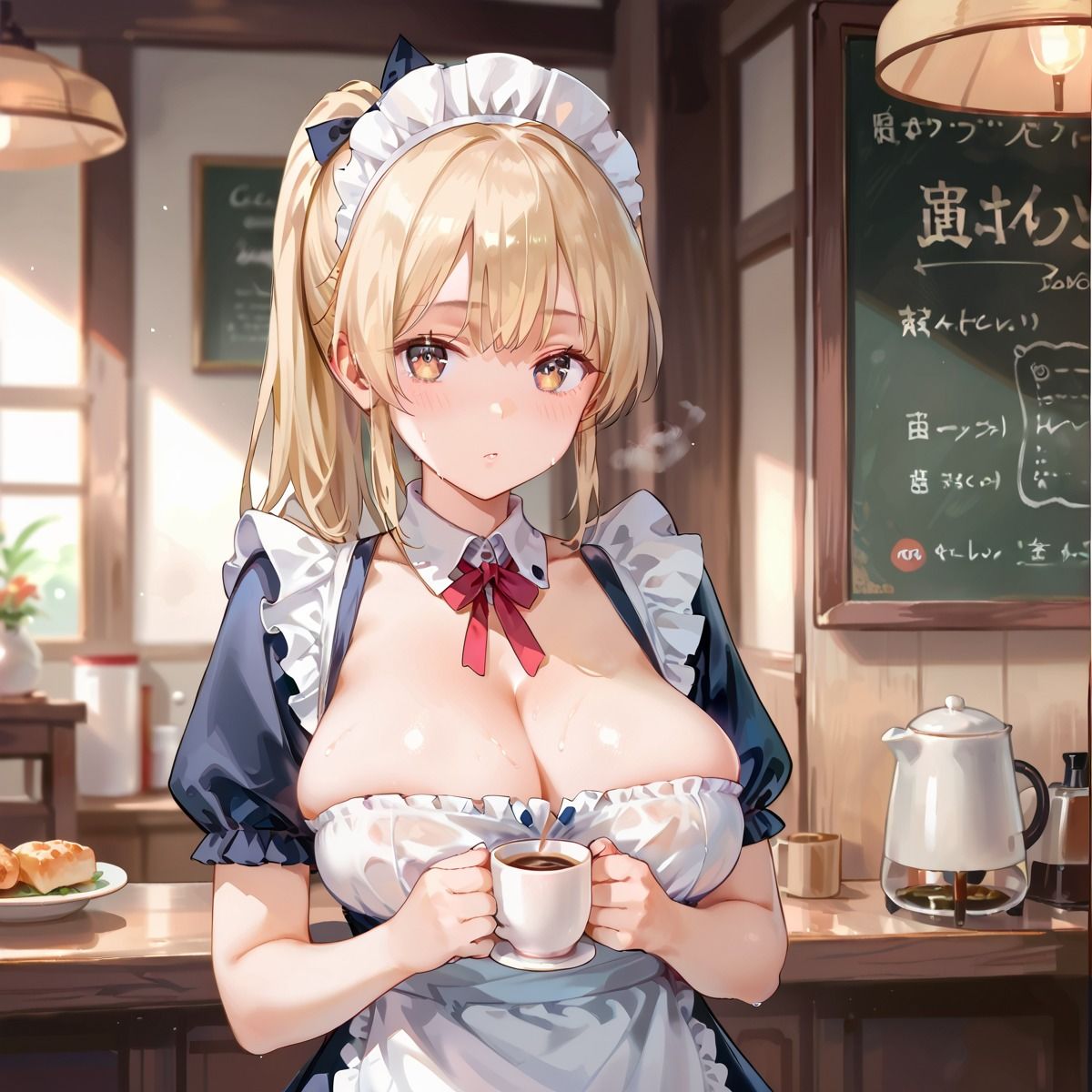 裏メニューあり！秘密のメイド喫茶Part4 - サンプル画像 1