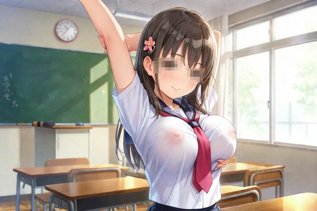 教室でこっそり  私の合図わかるよね？ - サンプル画像 3