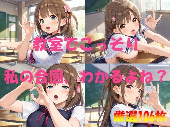 教室でこっそり  私の合図わかるよね？