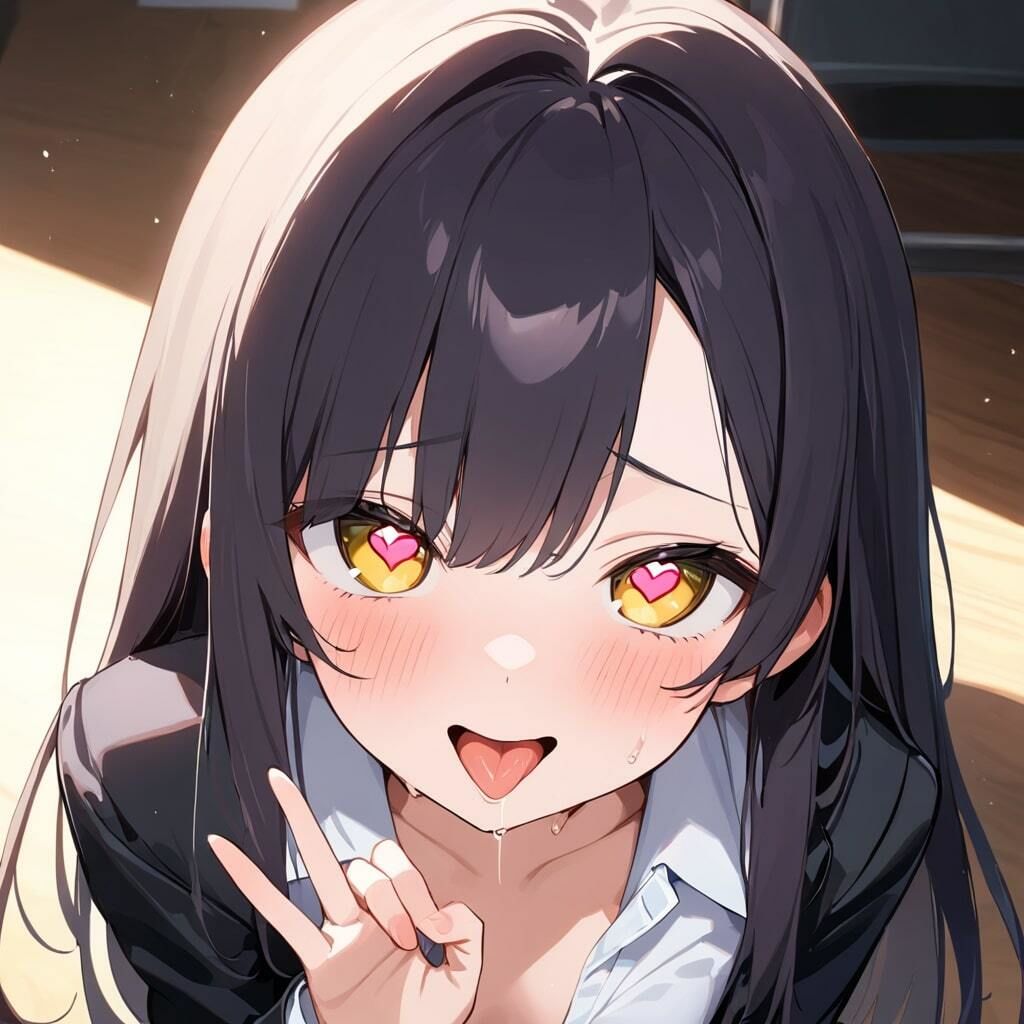 【ごっくん  舌受け口内射精】 - サンプル画像 4