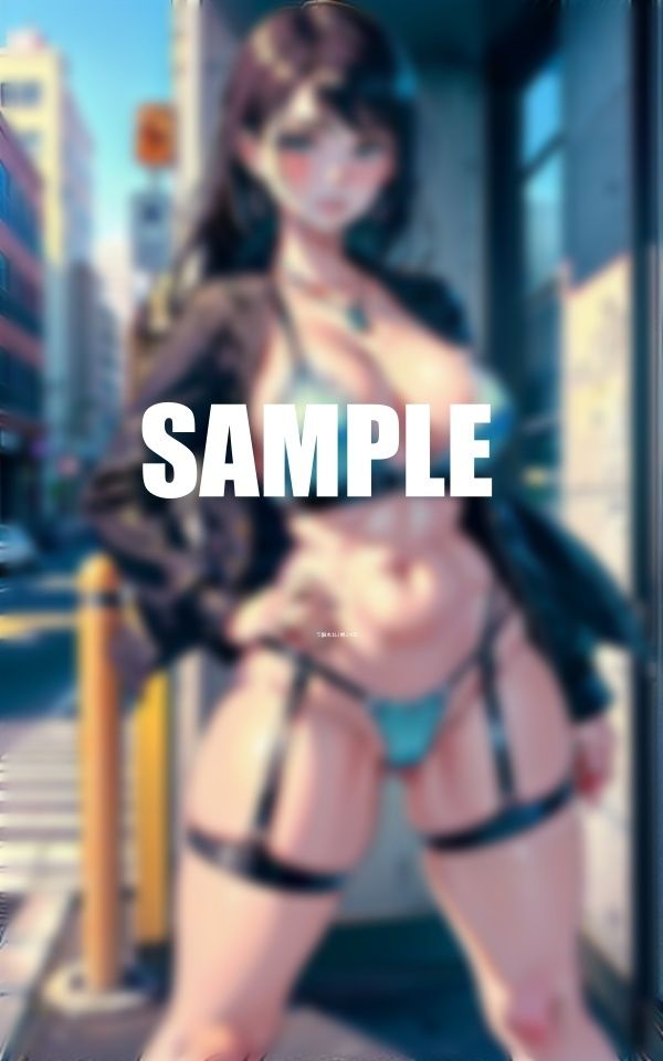 巨乳セクシーランジェリー痴女街で男漁り火照った体は我慢できない - サンプル画像 1