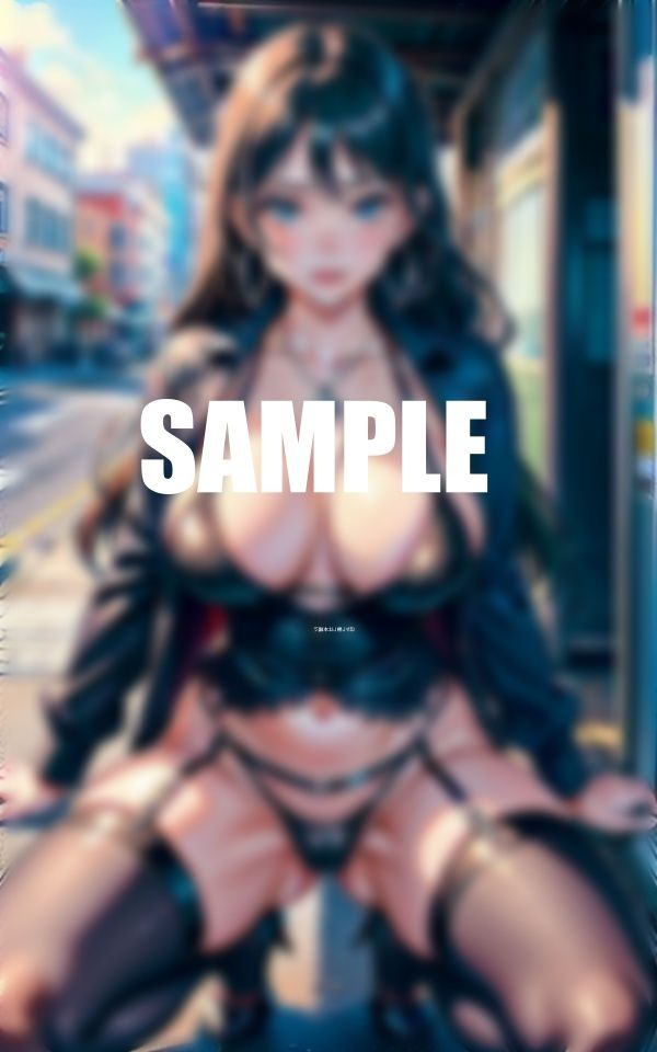 巨乳セクシーランジェリー痴女街で男漁り火照った体は我慢できない - サンプル画像 2