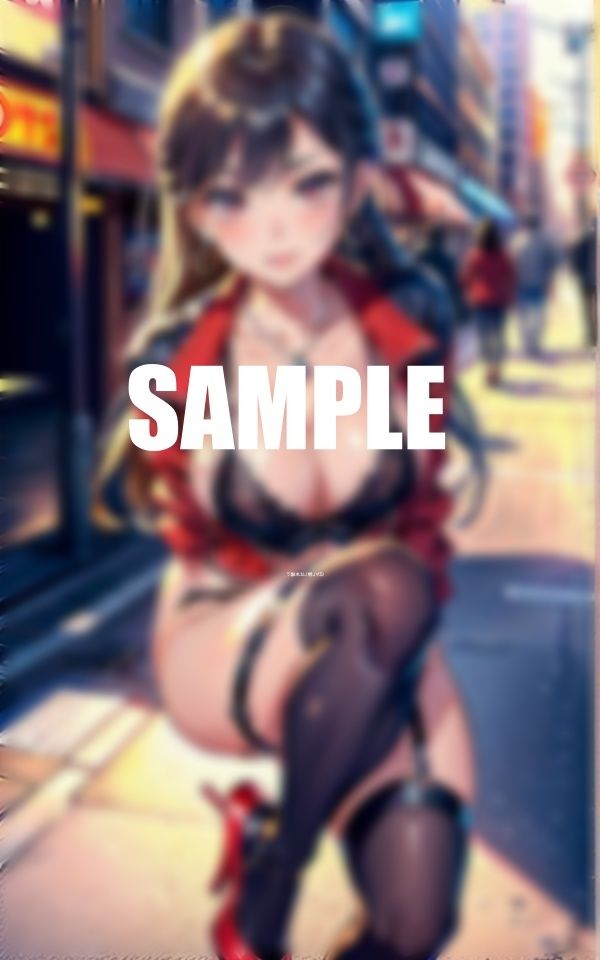 巨乳セクシーランジェリー痴女街で男漁り火照った体は我慢できない - サンプル画像 4