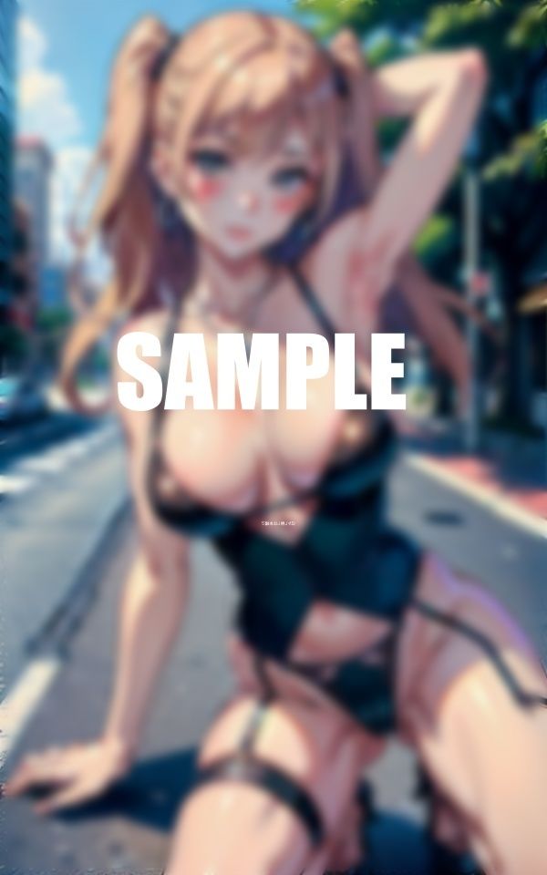 巨乳セクシーランジェリー痴女街で男漁り火照った体は我慢できない - サンプル画像 7