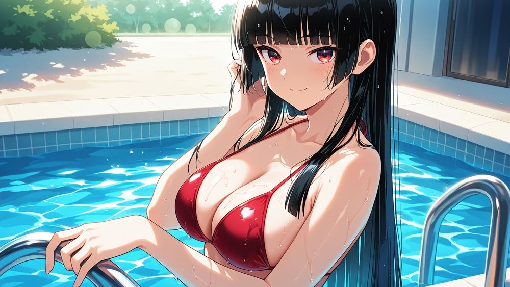 爆乳金髪グラドルと高慢黒髪モデルが撮影で蕩け顔絶頂種付け【400枚収録】【4K】【FANZA専売】 - サンプル画像 2