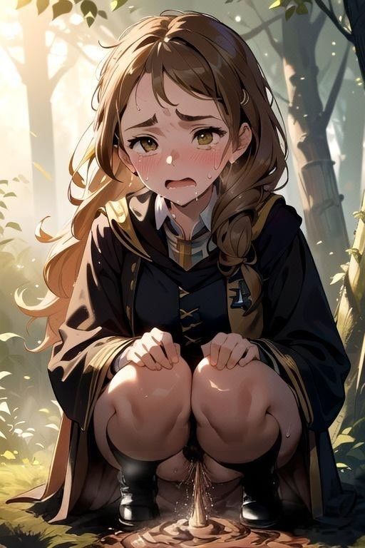 お漏らしするハーマ●オニー - サンプル画像 5