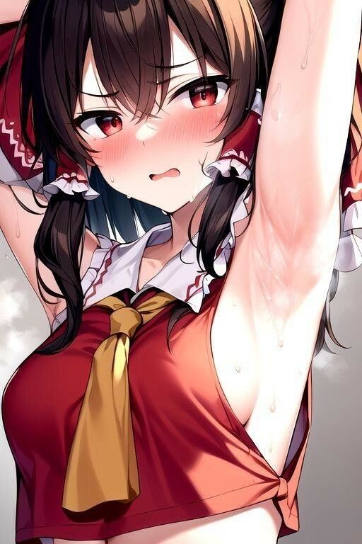 汗まみれ霊●の胸と脇 - サンプル画像 3