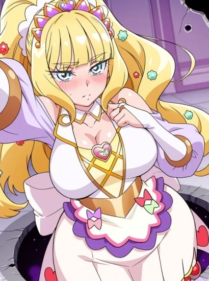 デリシャスパーティプリキュアのキュアフィナーレから送られてきた自撮り写真 - サンプル画像 1