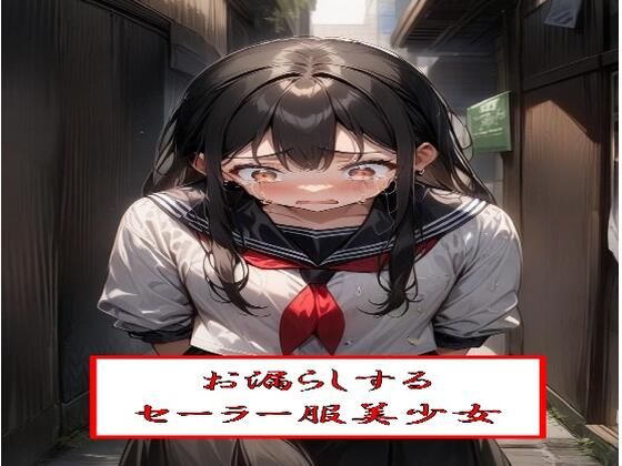 お漏らしするセーラー服美少女