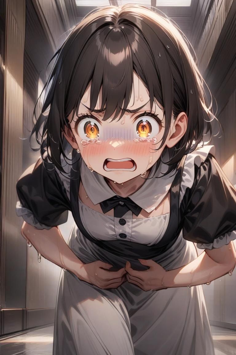 お漏らしするメイドちゃん - サンプル画像 3
