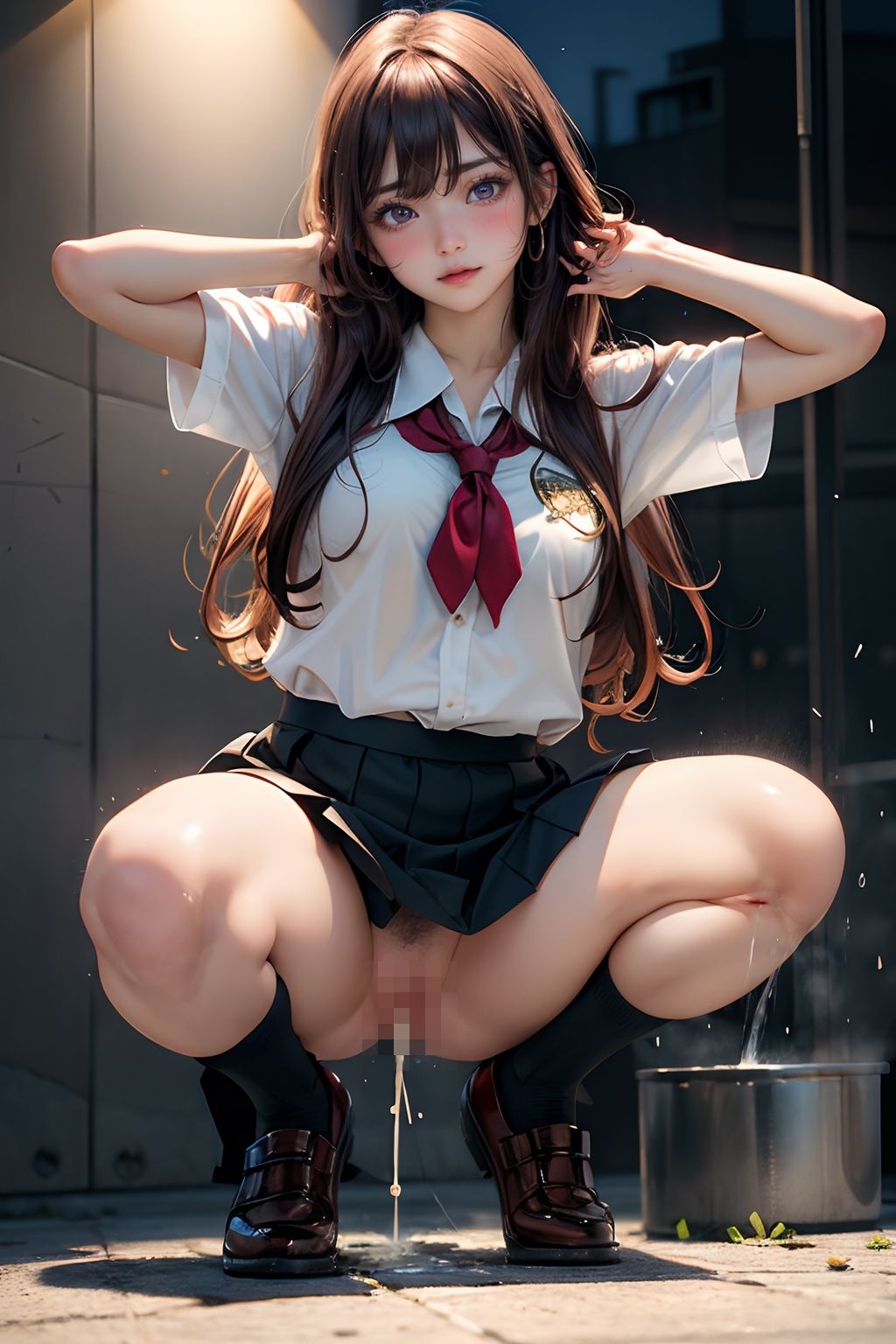 いちゃいちゃ恥じらいJK - サンプル画像 1
