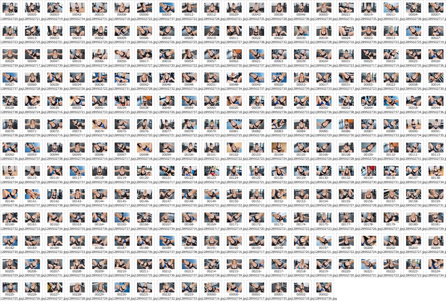 パーソナルトレーナーの巨乳お姉さん達にエッチなポーズをおねだりしてみた Part2（全255枚） - サンプル画像 5