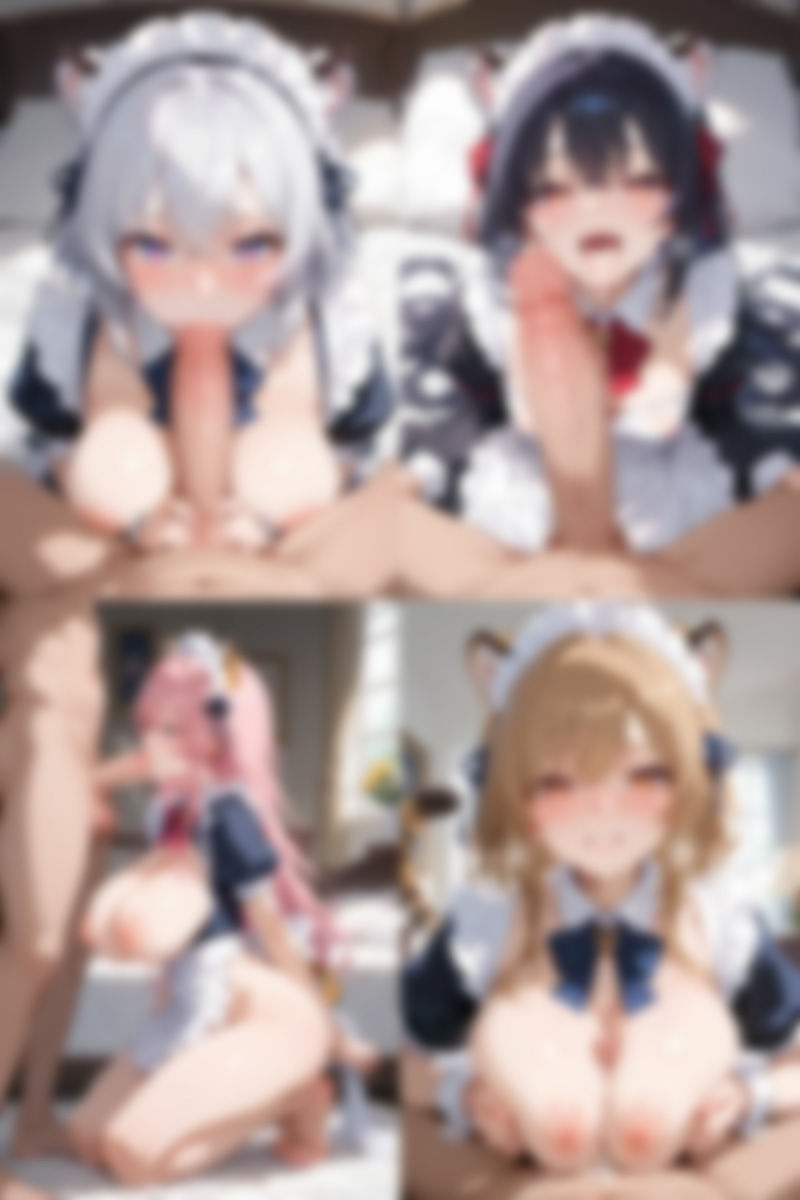 ケモミミ？の楽園 とら メイド服編 - サンプル画像 2