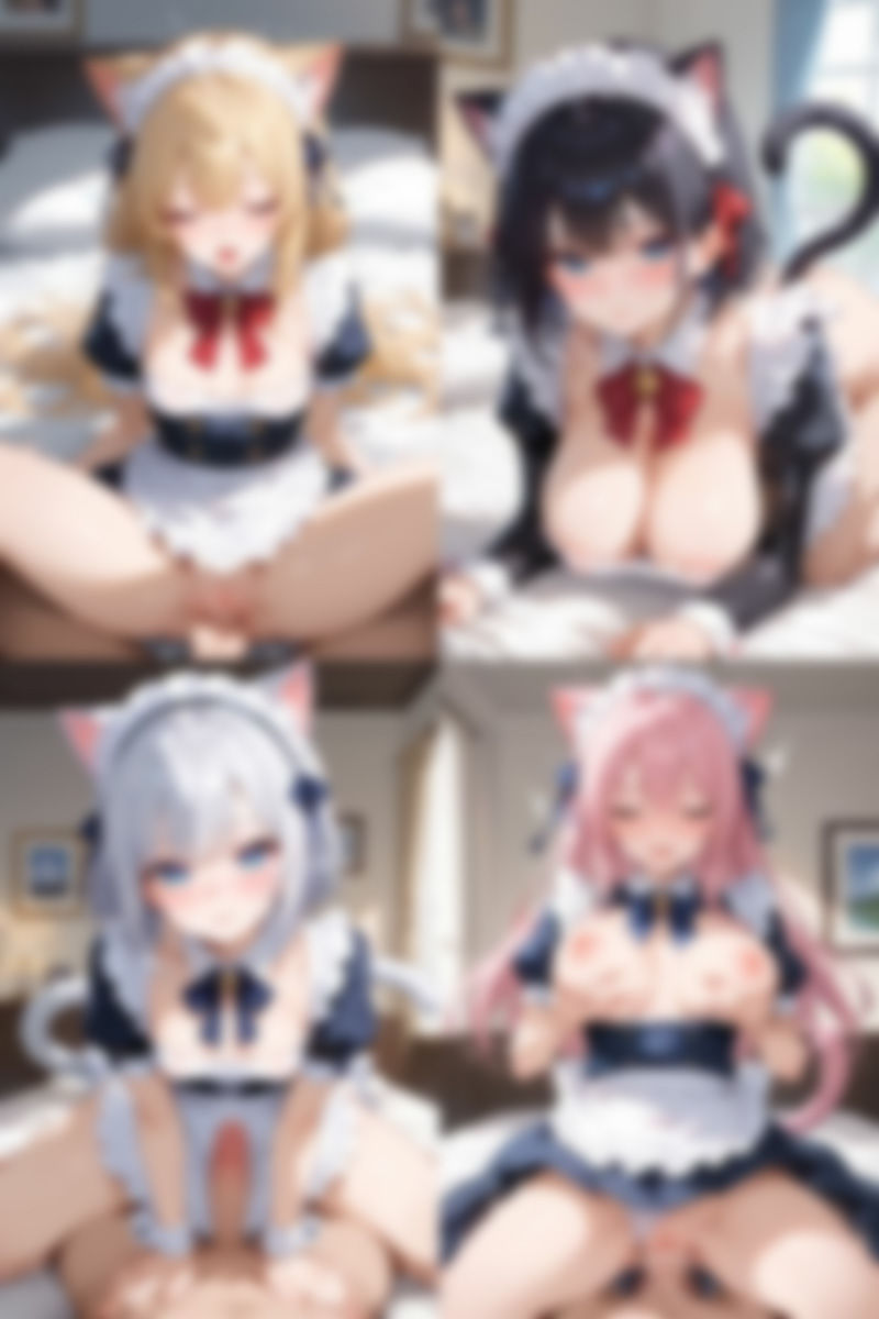 ケモミミ？の楽園 ねこ メイド服編 - サンプル画像 3