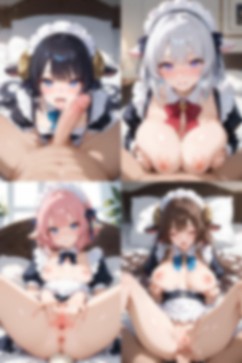 ケモミミ？の楽園 ひつじ メイド服編 - サンプル画像 2