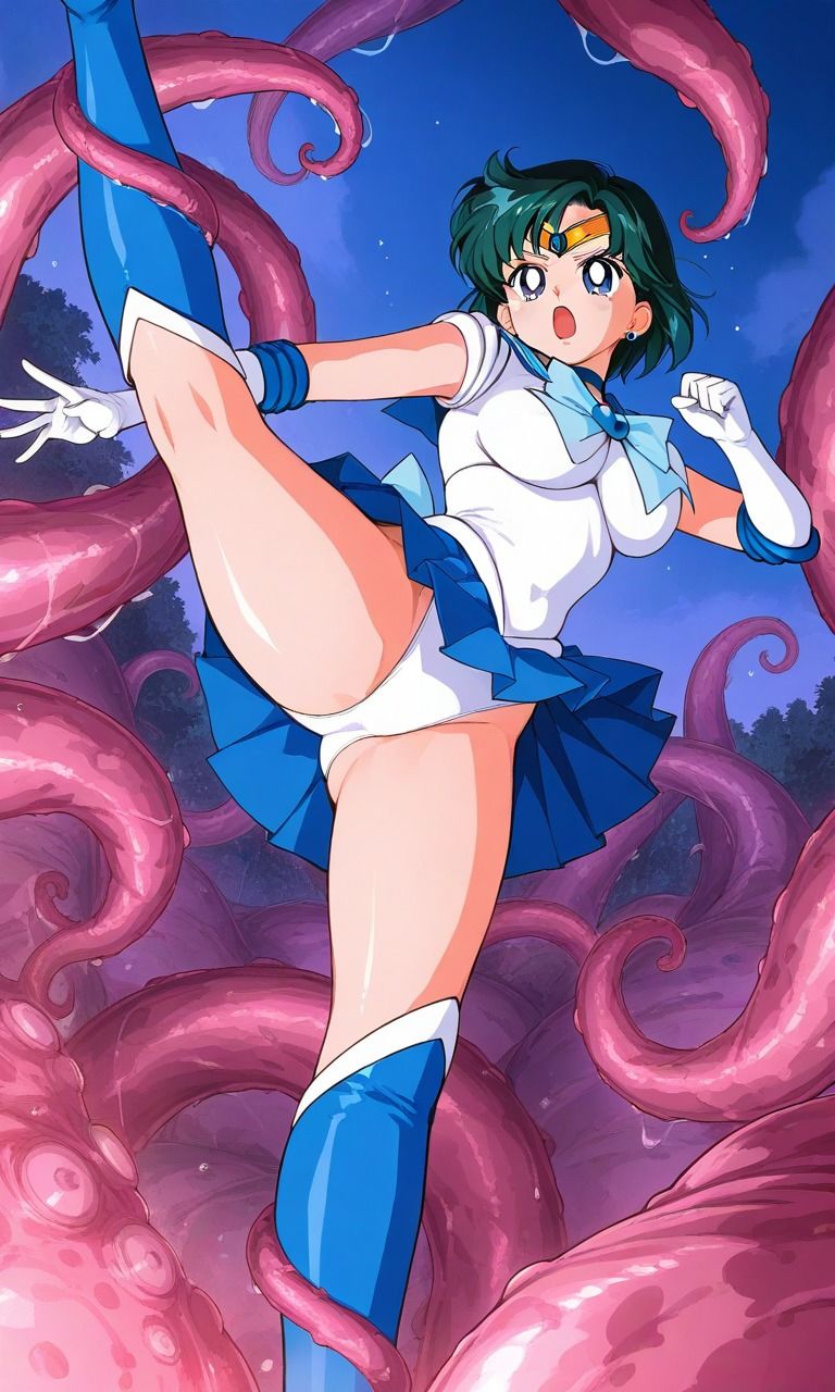 あみちゃんと触手 - サンプル画像 7