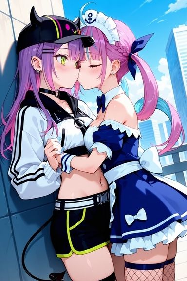 【エロライブ】あくトワ百合プレイ - サンプル画像 1