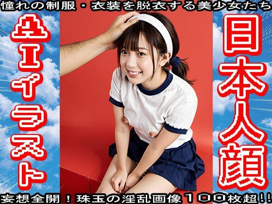 エッチなAIイラスト:日本人顔（アイドル顔） - サンプル画像 6