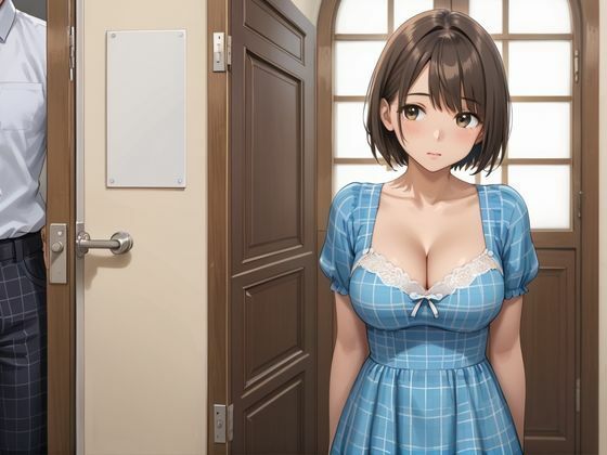 巨乳人妻を寝取った話 - サンプル画像 1