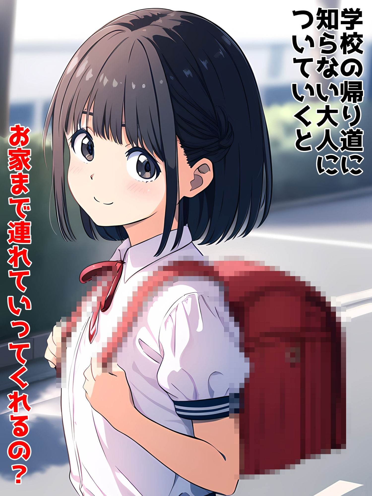 学校の帰り道に知らない大人についていくとこうなります おうちにかえしてよぉ 中出し断面図貧乳 - サンプル画像 1
