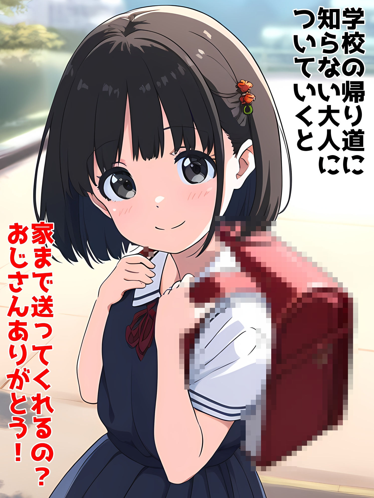 学校の帰り道に知らない大人についていくとこうなります おうちにかえしてよぉ 中出し断面図貧乳 - サンプル画像 4