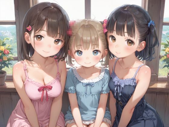 ロリっ子娘たちの催●性指導 - サンプル画像 1
