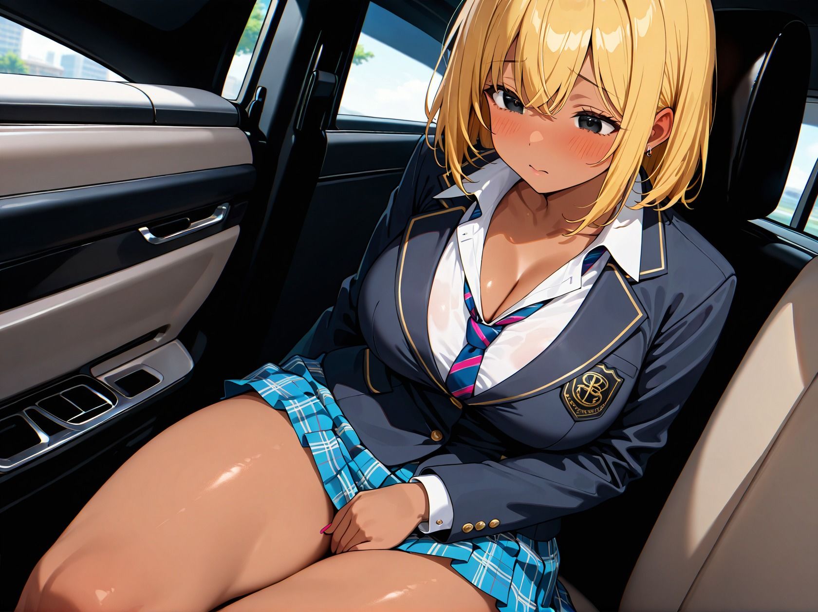 褐色肌の生意気ギャル女子校生をわからせる - サンプル画像 4