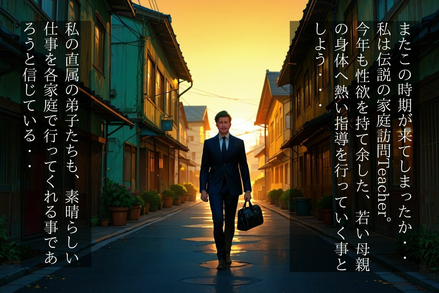爆乳母親  家庭訪問記録 - サンプル画像 1