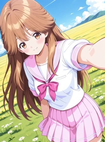 まじかる☆タルるートくんの河合伊代菜から送られてきた自撮り写真 - サンプル画像 1