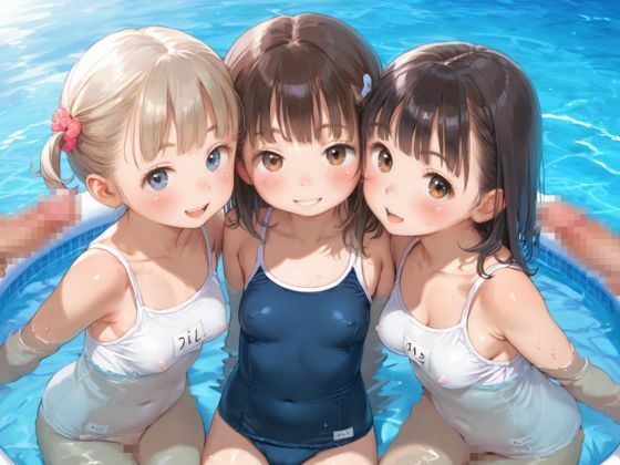 ロリっ子たちと水泳授業 - サンプル画像 7