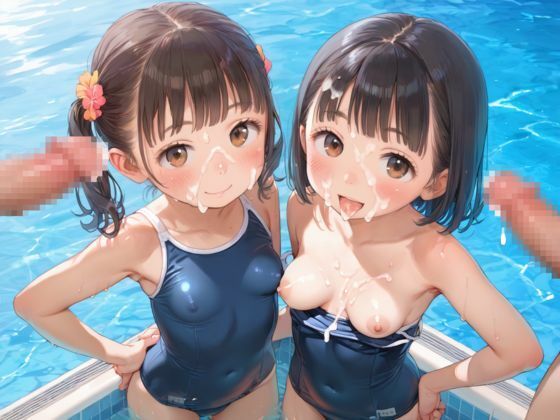 ロリっ子たちと水泳授業 - サンプル画像 10