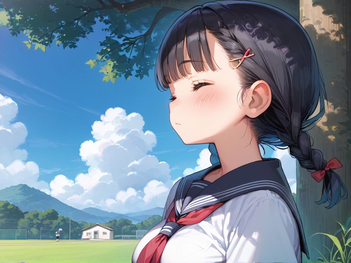 ロリ巨乳少女の淫らな性活 - サンプル画像 1