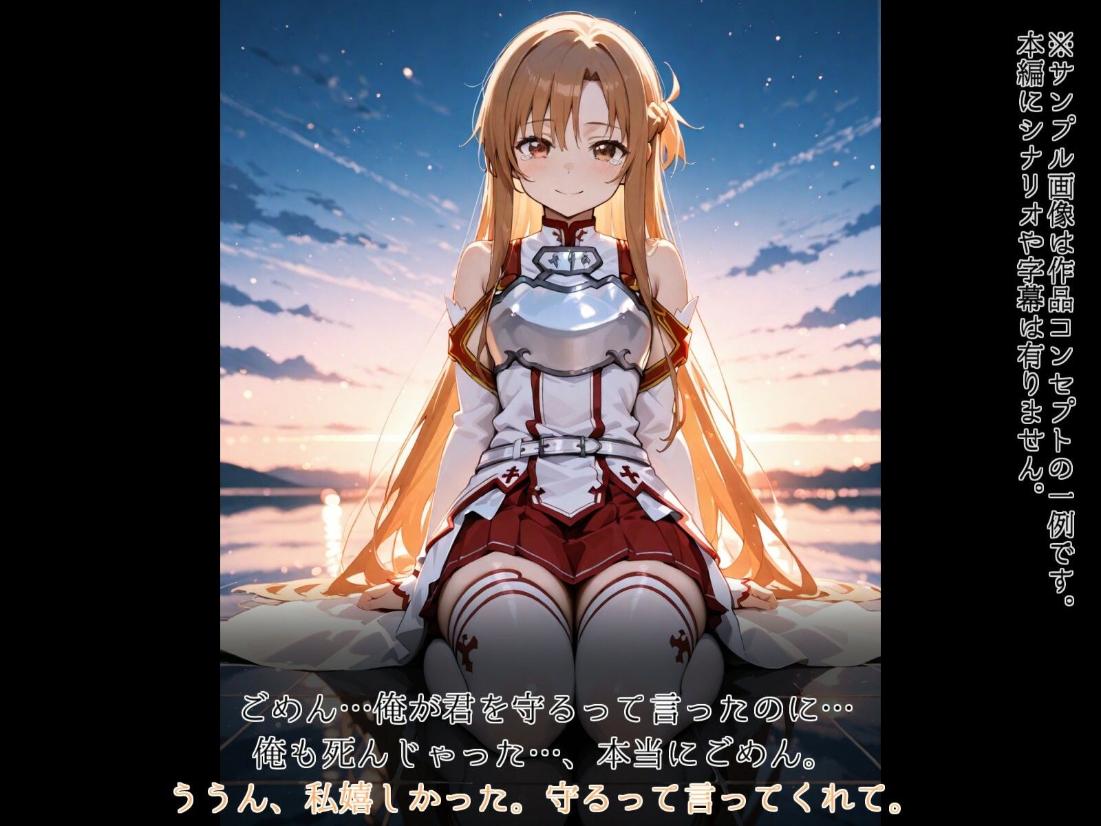 アインクラッド崩壊の刹那―ア◯ナ - サンプル画像 1