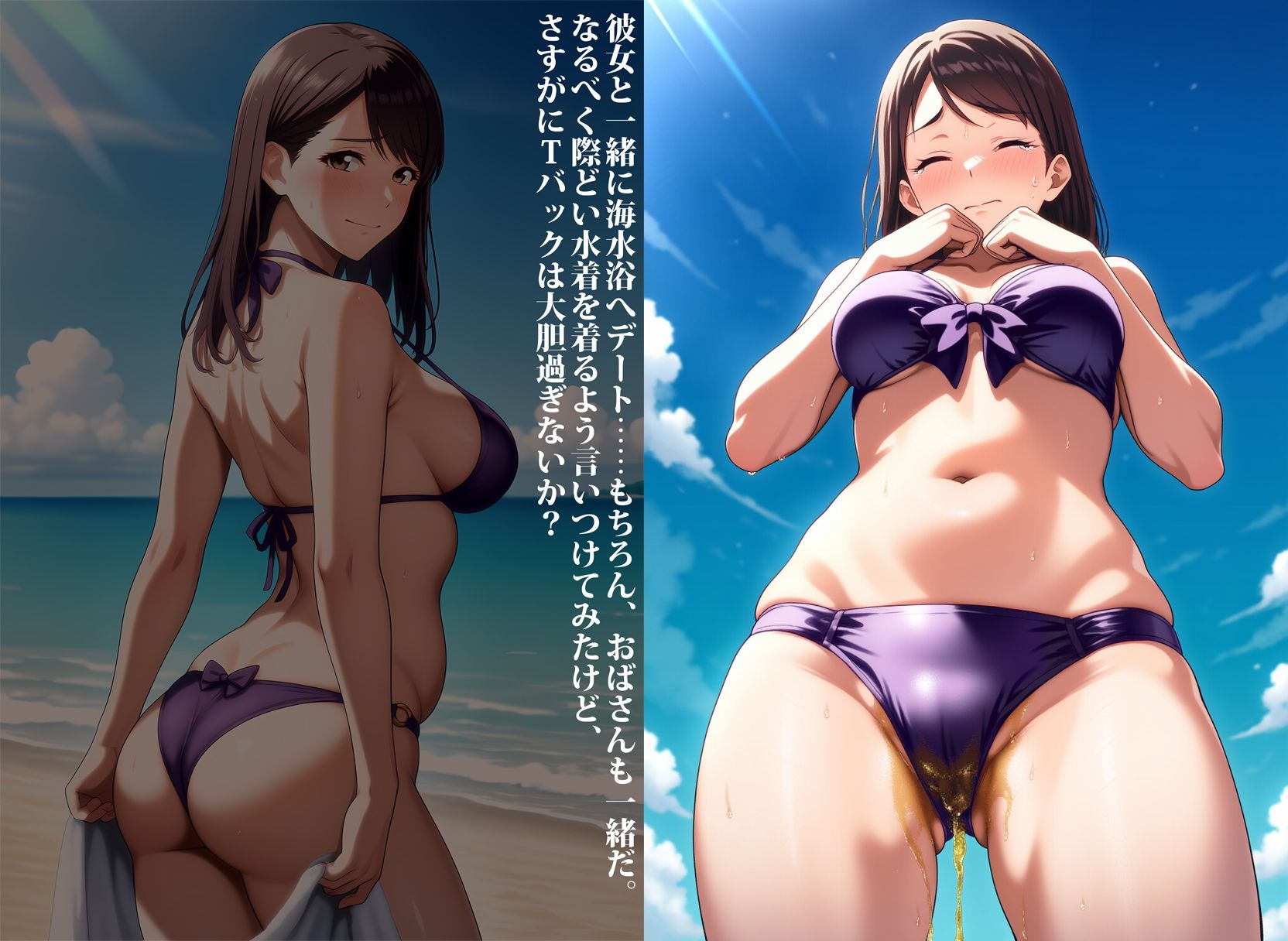 彼女の母親、こっそり失禁調教中 - サンプル画像 7