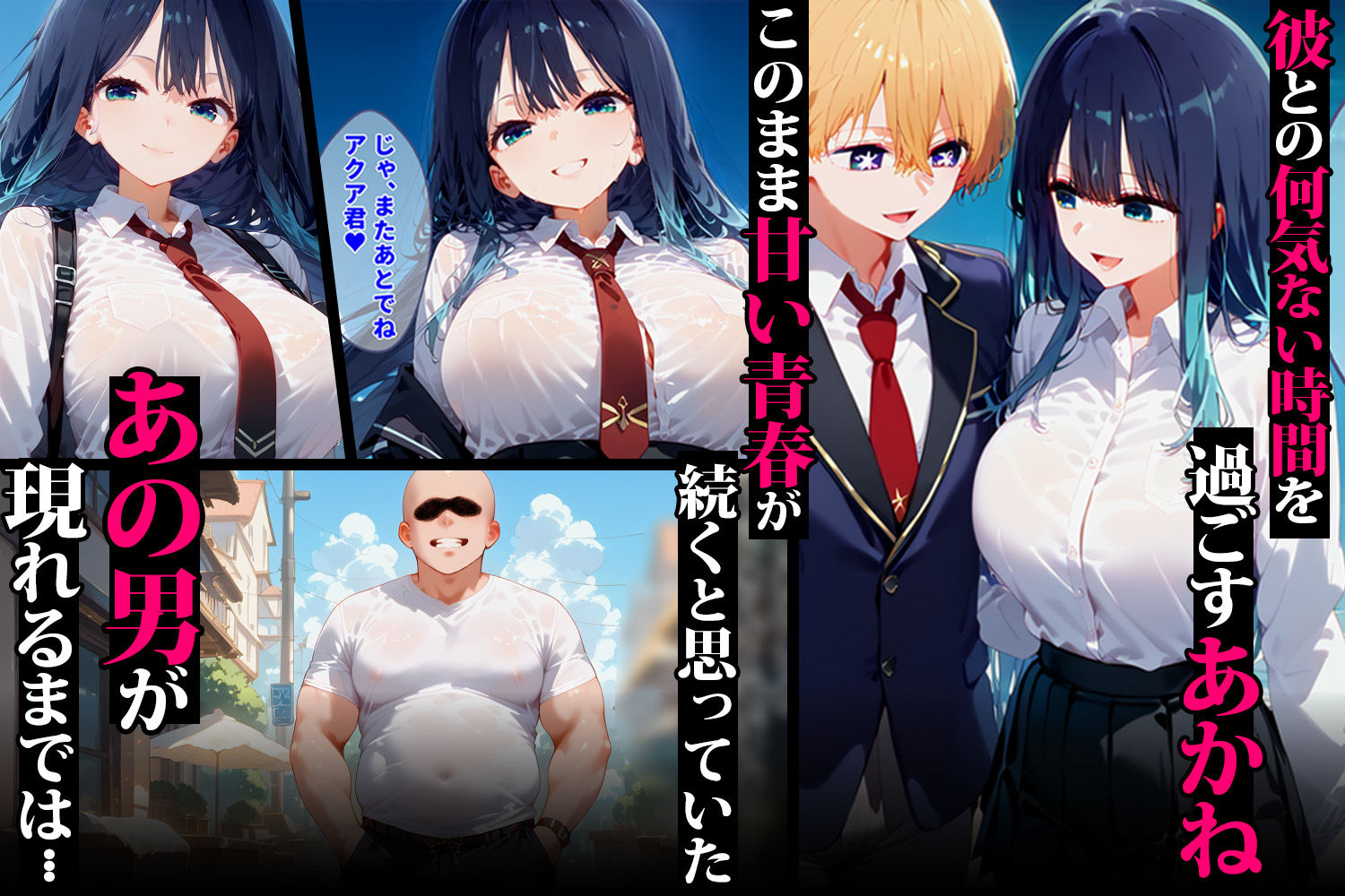 【推しの子】催●アプリに完全支配された黒川あかね＆有馬かな  〜寝取られ敗北〜 - サンプル画像 1