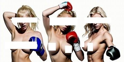 トップレスファイターシリーズ:貴公はどのドS娘に殴られたい？（パツキン美魔女ボクサー3択） - サンプル画像 5