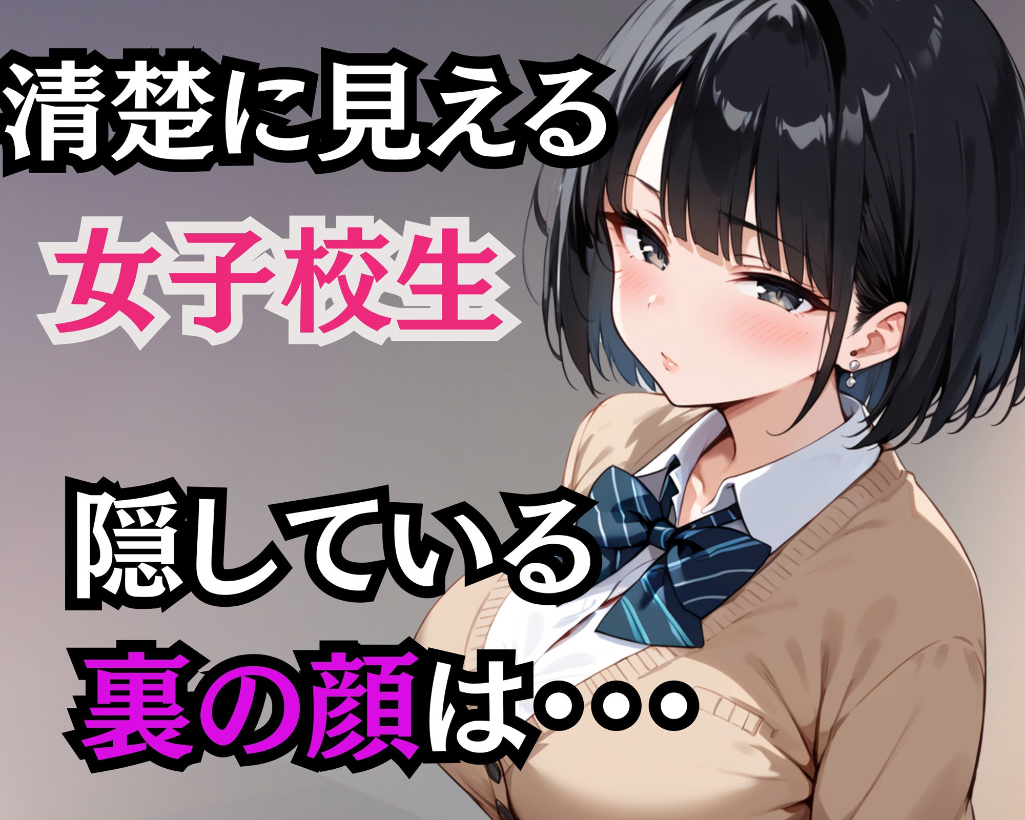 女子校生マドンナは淫乱な清楚系ビッチだった（前編） - サンプル画像 1