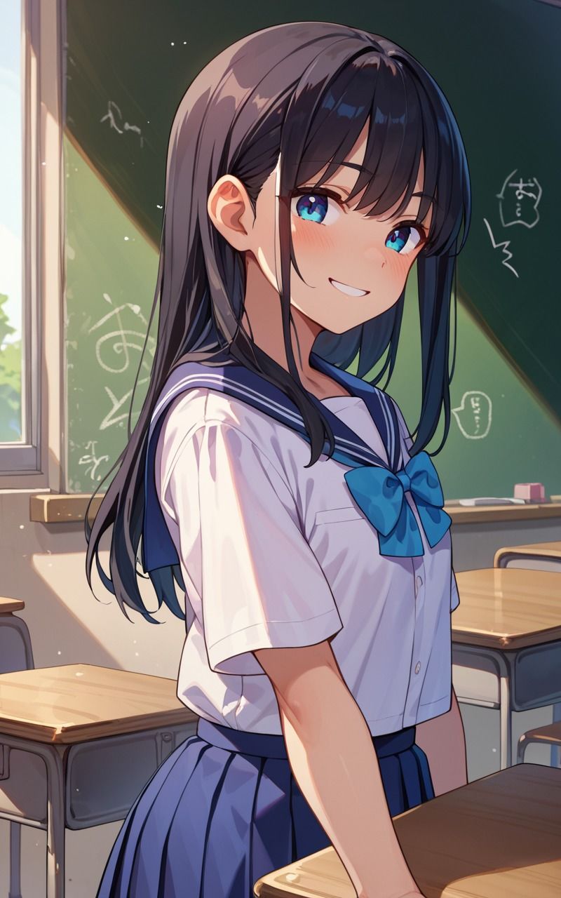 肉便器だらけの教室  種付け待ちのJKが大暴走 - サンプル画像 1