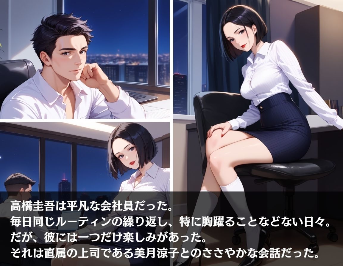 女上司はデカチンがお好き〜淫乱・乱交・誘惑に負ける男たち〜 - サンプル画像 1
