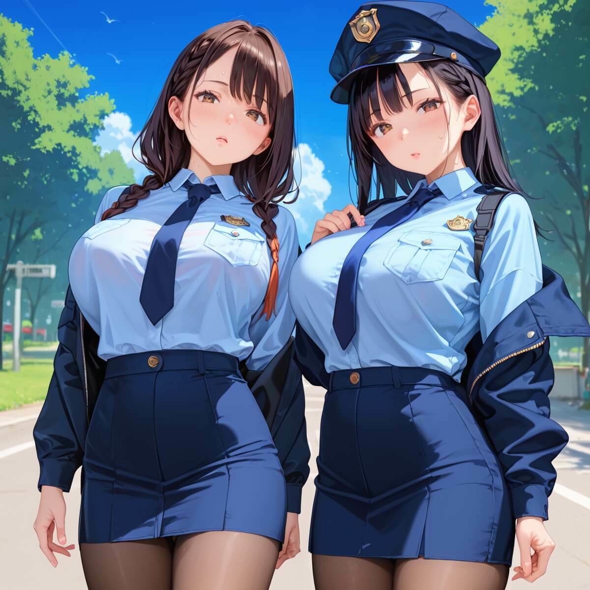 射精しないと、逮捕しちゃうぞ！エチエチ婦警さんの無理難題！！2【厳選CG200枚収録】 - サンプル画像 2