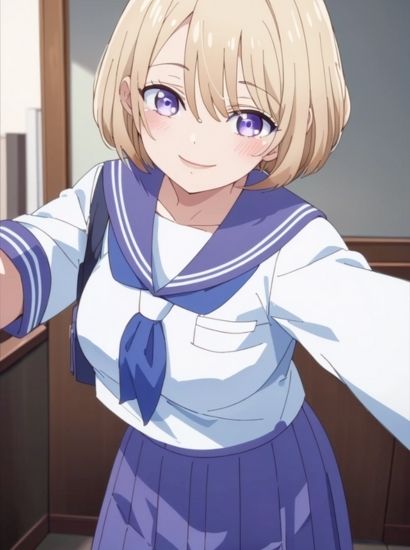 カッコウの許嫁の海野幸から送られてきた自撮り写真 - サンプル画像 1