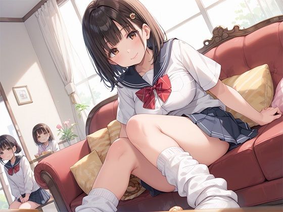 2P3P当たり前！ビッチJK大集合！ 毎日が乱交SEXパーティー - サンプル画像 2