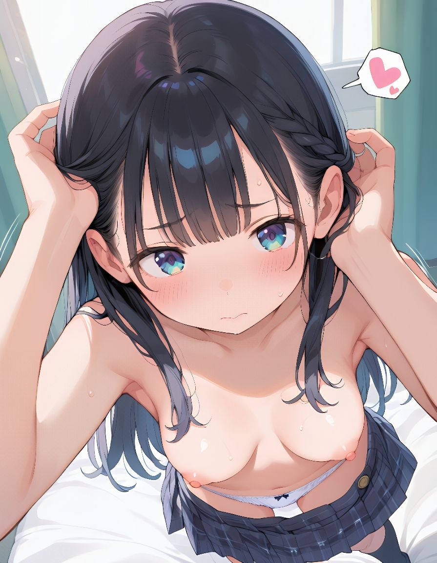 『黒髪美少女×制服ひとりえっち』萌えエロCG集vol.1【4K高画質】 - サンプル画像 1
