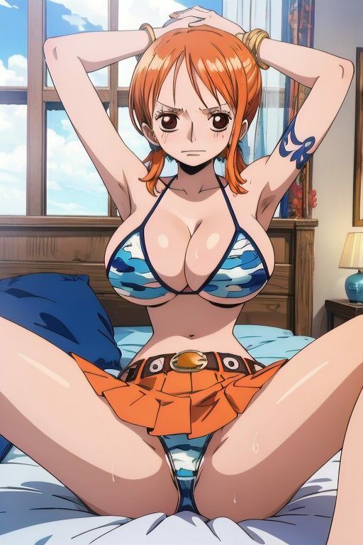 ナミさんと空島に行く前にひたすらHさせて欲しいと頼み込んでみた149枚 - サンプル画像 6