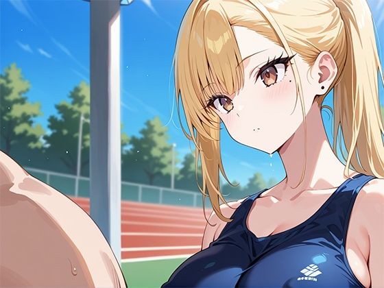 陸上巨乳ギャルマネージャー  〜みんなの肉便器〜 - サンプル画像 1
