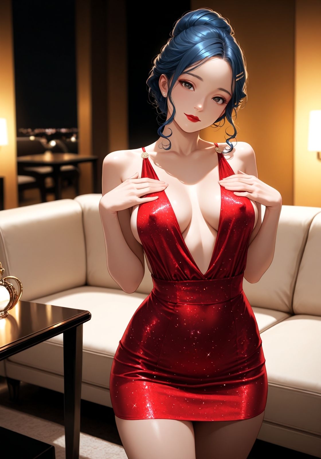 キャバ嬢ちゃんに貢いでアフター誘ってみた - サンプル画像 2