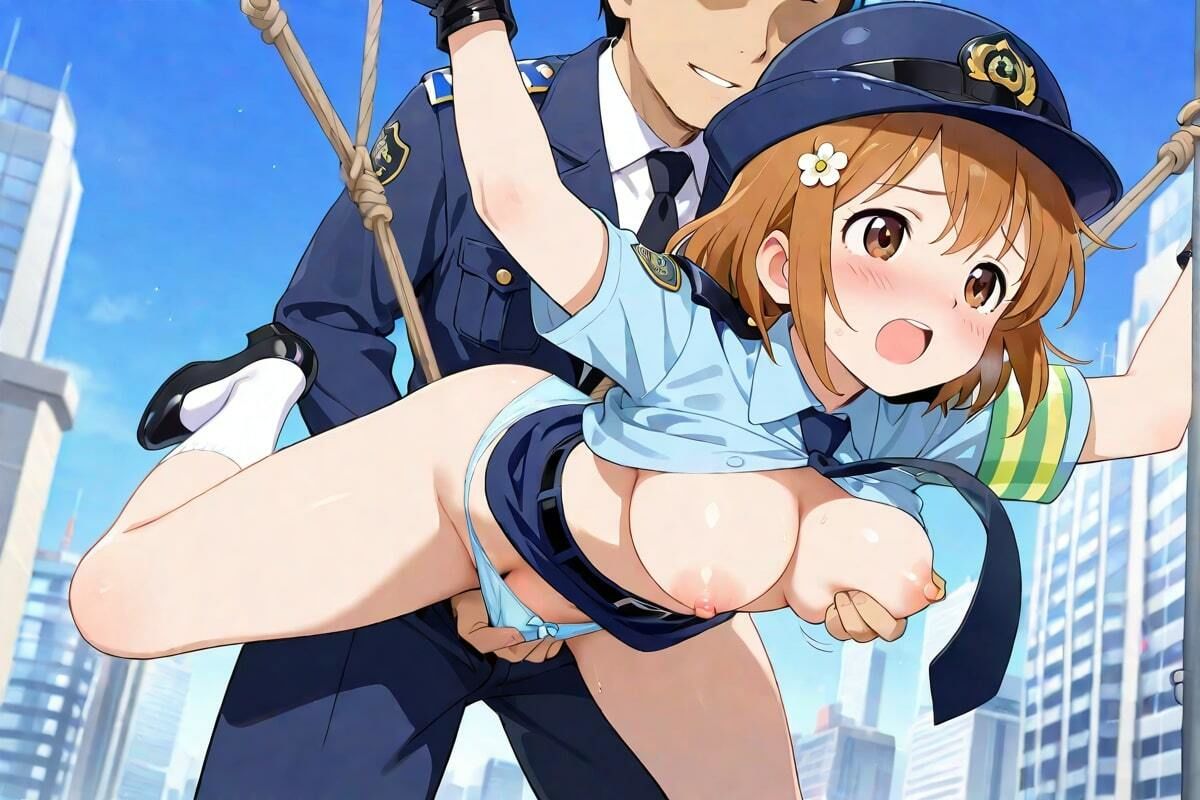 取り締まり強化中  縄で絡めとるセクシーポリス - サンプル画像 5